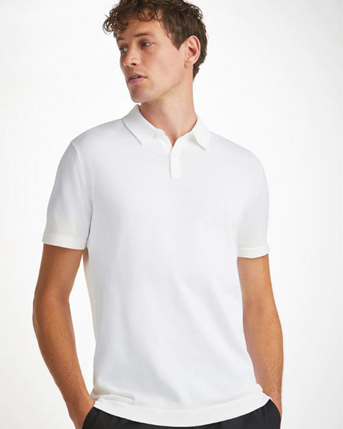 DEREK ROSE | Jacob 1 Polo Shirt | White