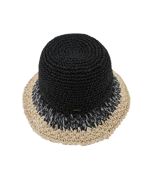 ? Eugenia Kim, 2 Tone Straw Crochet Bucket Hat. Brand new ? Never Worn ?? Eugenia Kim Jonah Striped Crochet Bucket Hat | Saks Fifth Avenue main image 2