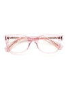CADDIS | Bixby Reader Glasses | Clear Pink