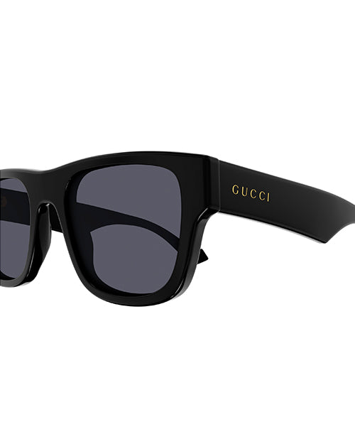 GUCCI | Lettering Man Sunglasses | Black