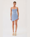 SUBOO | Remi Corset Mini Dress | Blue