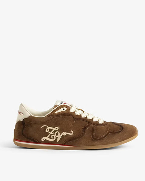 ZADIG & VOLTAIRE | ZV Suede Dance Sneakers | Cognac – 29 North