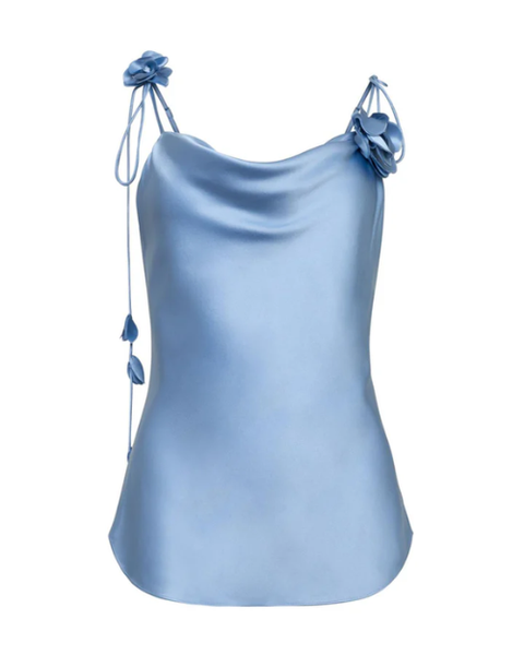 CINQ A SEPT | Trailing Flower Marta Cami | Blue Wisteria – 29