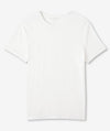 White crew neck short sleeve t-shirt