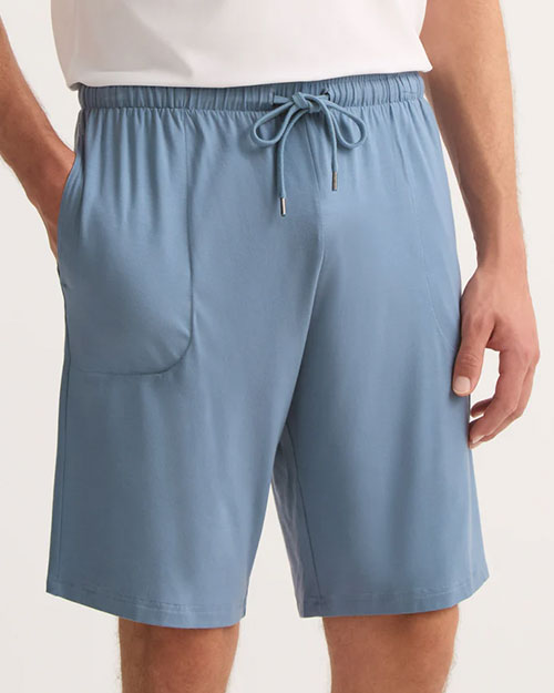 Soft, lightweight fabric defines these men's short shorts, perfect for casual wear and warm climates.