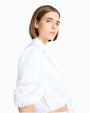 CINQ A SEPT | Three Quarter Sleeve Lace Mari | White