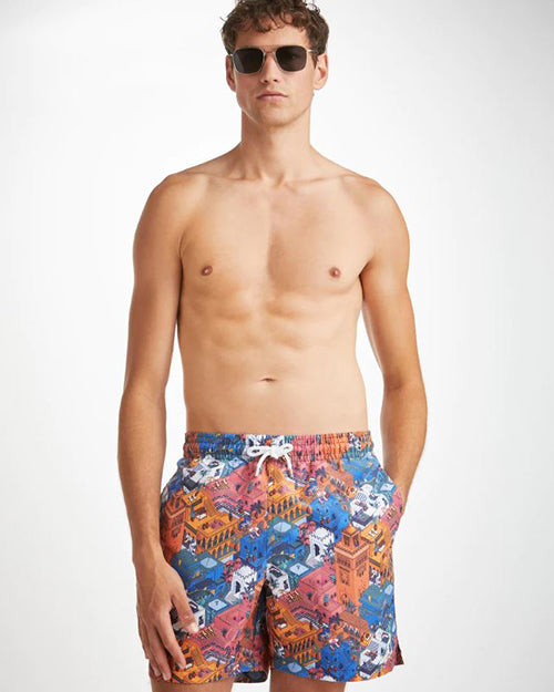 DEREK ROSE | Maui 60 Swim Shorts | Multi Color