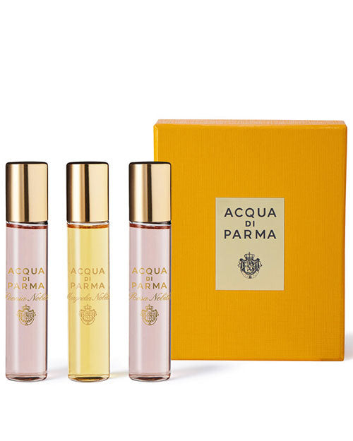  Acqua di Parma perfume gift set featuring elegant packaging and multiple fragrance options for a luxurious experience