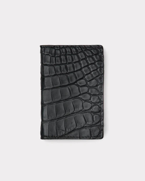 LUCCHESE | Bifold Wallet - American Alligator | Black