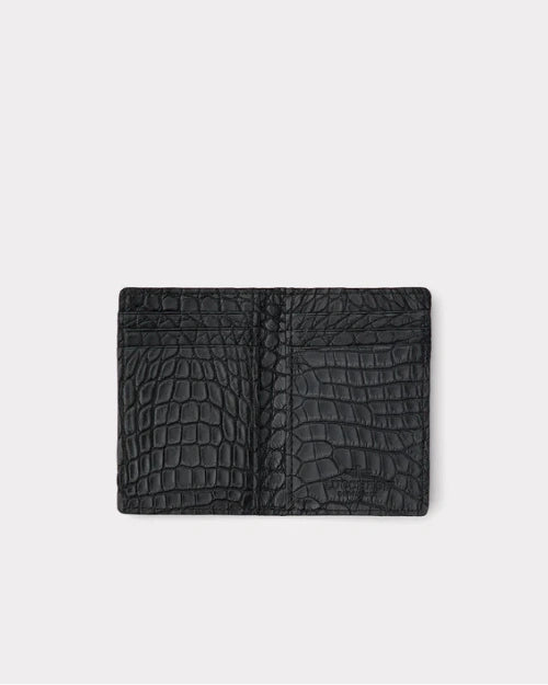 LUCCHESE | Bifold Wallet - American Alligator | Black