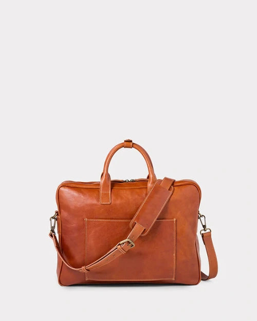 LUCCHESE | Cosimo Briefcase | Cognac