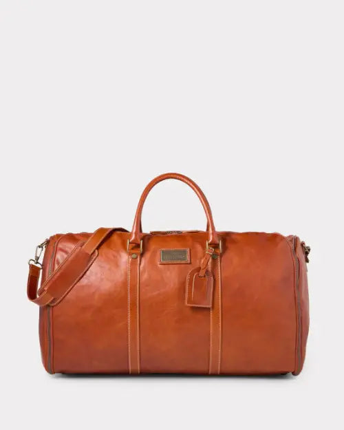 LUCCHESE | Cosimo Garment Duffle | Cognac