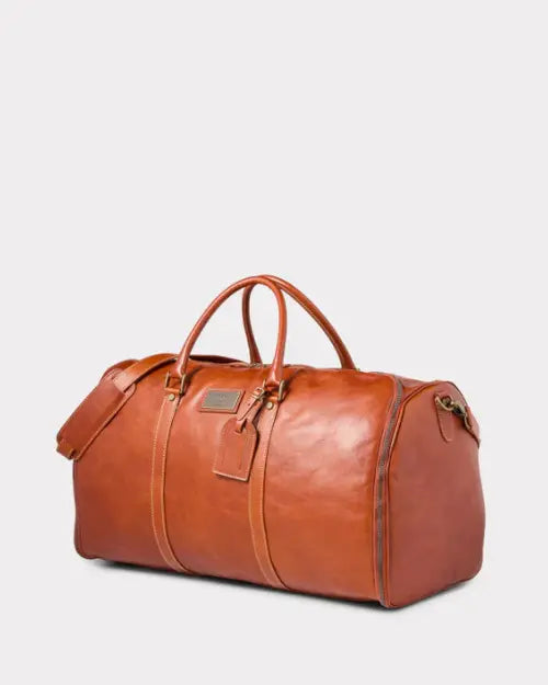 LUCCHESE | Cosimo Garment Duffle | Cognac