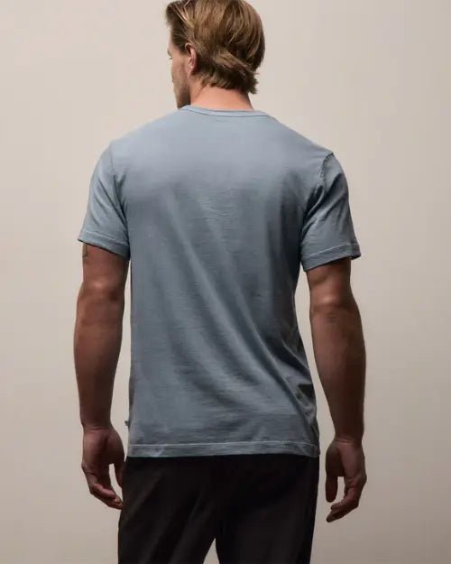 JAMES PERSE | Short Sleeve Crew Neck Shirt | Bluestone Pigment