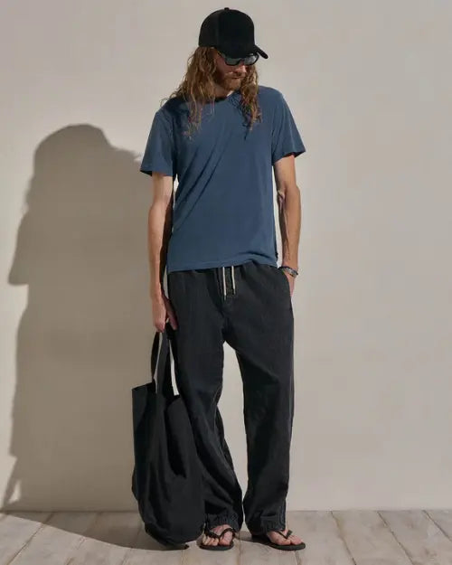 JAMES PERSE | Short Sleeve Crew Neck Shirt | Lake Pigment