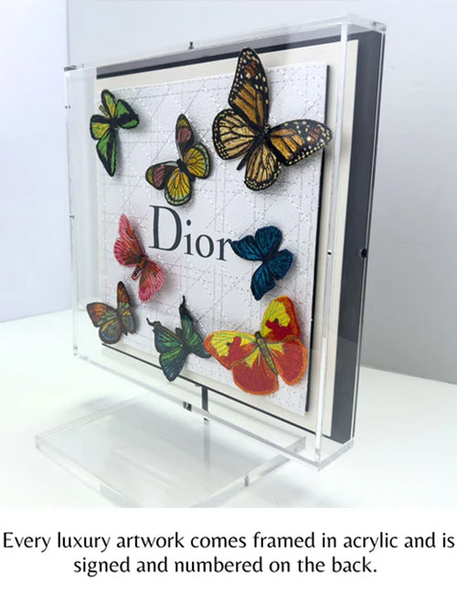 STEPHEN WILSON STUDIO | Louis Vuitton Floral Petals |  12"x26"