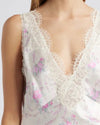 LoveShackFancy | Adette Silk-Blend Jacquard Top | Ivory Floral