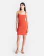 NANUSHKA | Adie Dress | Red Orange