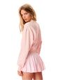 LoveShackFancy | Aneria Cropped Tennis Pullover | Sunrise Blush