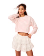 LoveShackFancy | Aneria Heart Pullover | Pink