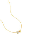 SUZANNE KALAN | Infinite Rondelle Pendant Necklace | Gold & Diamond