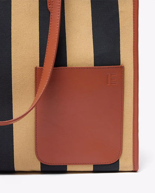 INOUI EDITIONS | Carrier Stripes Bag | Sand