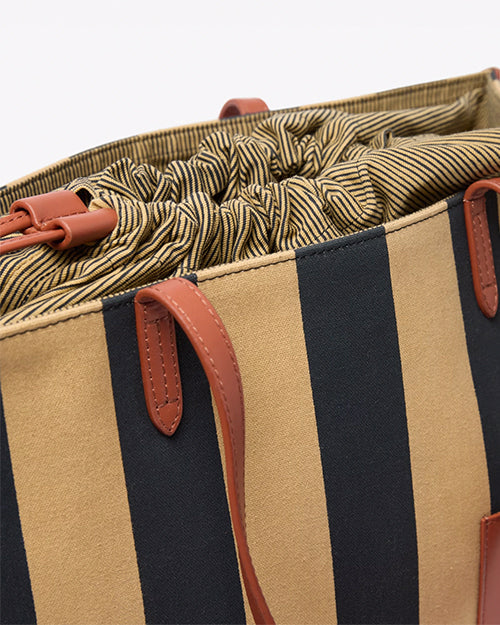 INOUI EDITIONS | Carrier Stripes Bag | Sand