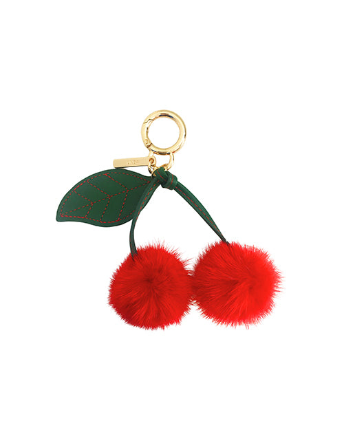 LINDA RICHARDS | Mink Cherry Keychain | Red