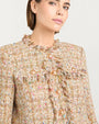 CINQ A SEPT | Adeline Boucle Clarise Jacket | Ochre Multi