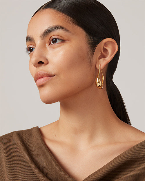JENNY BIRD | Colette Medium Hoop Earrings | Gold