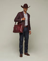 LUCCHESE | Cosimo Briefcase | Burgundy