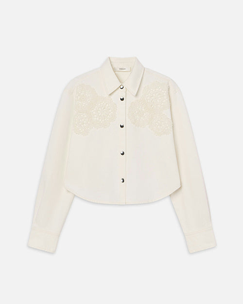 FRAME | The Crochet Swing Shirt | Au Natural Clean – 29