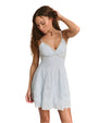 LoveShackFancy | Docila Heritage Cotton Mini Dress | Blue