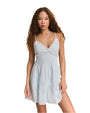 LoveShackFancy | Docila Heritage Cotton Mini Dress | Blue