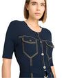 CINQ A SEPT | Elisha Cardigan Mini Dress | Navy