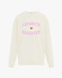 FAVORITE DAUGHTER | Favorite Daughter Heart Logo Sweatshirt | Gardenia