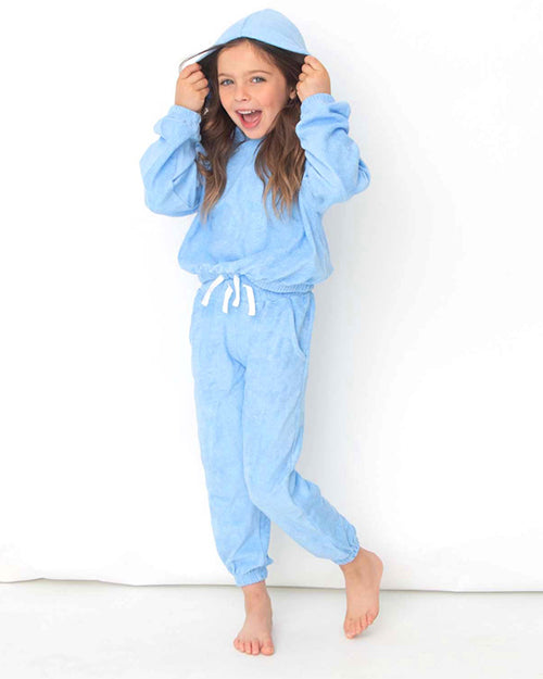 SHADE CRITTERS | Girls Terry Hoodie | Blue