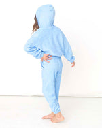 SHADE CRITTERS | Girls Terry Hoodie | Blue