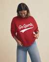 FAVORITE DAUGHTER | Go Sports Sweatshirt | Red