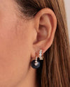 SYDNEY EVAN | Graduated Bezel Earrings | Kyanite Luxuria