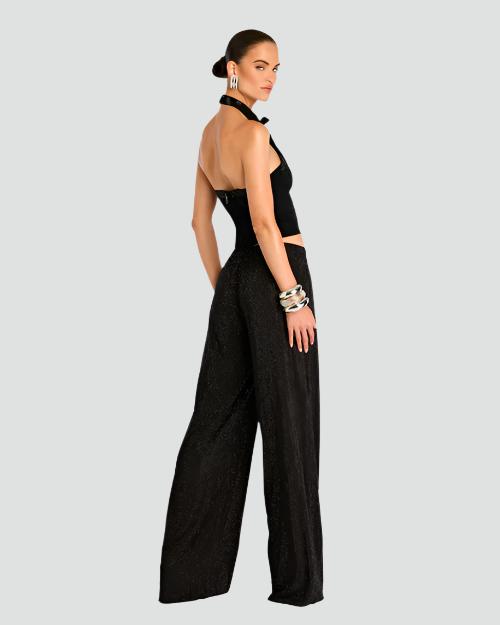 RETROFETE | Hasna Hotfix Pant | Black