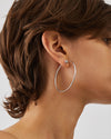 JENNY BIRD | Icon Medium Hoop Earrings | Silver