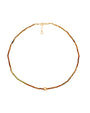 SUZANNE KALAN | Infinite Beaded Rondelle Necklace | Green Tourmaline & Gold