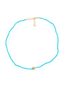 SUZANNE KALAN | Infinite Beaded Rondelle Necklace | Turquoise & Gold