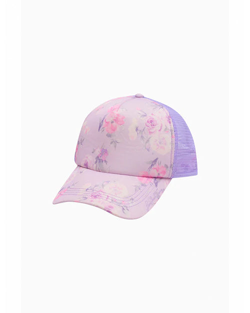 LoveShackFancy | Joni Trucker Hat | Hibiscus