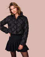 LoveShackFancy | Kasey Quilted Bow-Embellished Jacket | Black