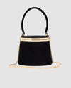 RETROFETE | Lesla Velvet Case Bag | Black