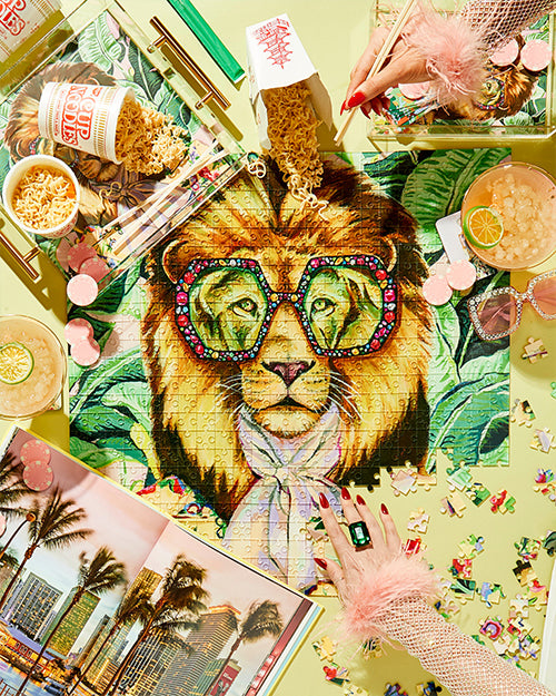 TART BY TAYLOR | Louis The Lion Acrylic Puzzle | 576-Piece