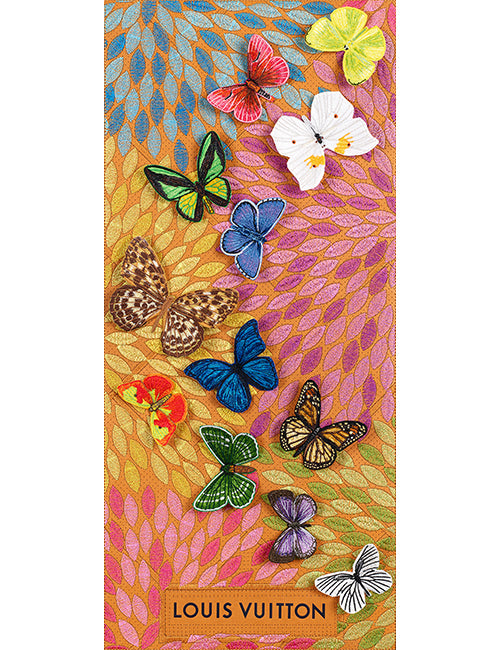 STEPHEN WILSON STUDIO | Louis Vuitton Floral Petals |  12"x26"