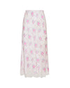 LoveShackFancy | Malina Silk-Blend Jacquard Maxi Skirt | Ivory Floral